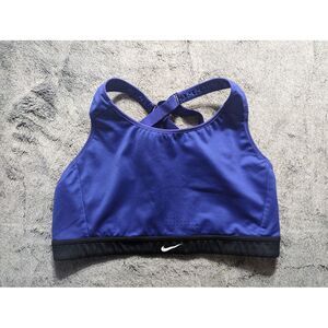 Nike Purple and Black Crossback Sports Bra